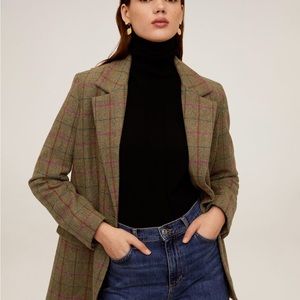 MNG Wool Blend Blazer - No tags but never worn. Fits oversized.